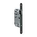 SERRURE A LARDER PIXELLE BEC DE CANE AXE 50 TET NOIRE BR NF SS GACHE REVERS