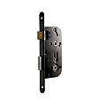 SERRURE BDCC  A LARDER  NF NOIR D353 AXE 50 EA 70 BOUT ROND SANS GACHE DROITE