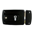 SERRURE FREELOX HORIZONTALE A FOUILLOT POUR CYLINDRE PE NOIR EN 148 X 96 MM DT