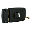 SERRURE FREELOX HORIZONTALE A TIRAGE POUR CYLINDRE PE NOIR EN 140 X 98 MM DT