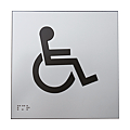 Panneau de signalisation avec braille 10630