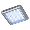 Spot LED Sunny carré gris, 1,3 W. 16 LEDs