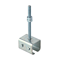 SUPPORT A TIGE FILETEE A VIS A:120MM