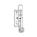SUPPORT ANGLE 100 KG DTE UNI JET M6/12 RECOUVREMENT DE 20 MM