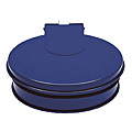SUPPORT DE POUBELLE AVEC COUVERCLE BLEU POUR SAC DE 110 LITRES TONDO