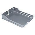 Tablette Libell acier époxy argent
