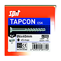 Vis béton tête fraisée acier zingué TAPCON CSK