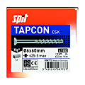 Vis béton tête fraisée acier zingué TAPCON CSK