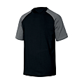 Tee-shirt bicolore Genoa gris et noir taille XL
