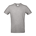 TEE SHIRT GRIS CHINE 180 GR 100% COTON TAILLE L