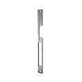 TETIERE PLATE LONGUE INOX AVEC OUVERTURE POUR PENE DEMI TOUR ET DORMANT LGR 250MM