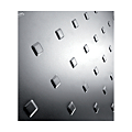 Tôle aluminium satiné Clou carré poinçonné 2000 x 1000 mm