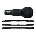 Tournevis à frapper Ball Grip + 3 embouts double