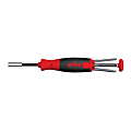Tournevis porte embout Liftup ¨Pozidriv/Torx, magasin 6 embouts long. 70 mm