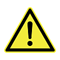 TRIANGLE DANGER 300X300X300 (PS CHOC) DANGER GENERAL