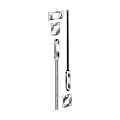 Tringle pour serrure 2 et 3 points Metalux photo du produit