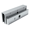 U de montage pour porte en verre pour contre-plaque, montage poussant