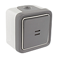 VA ET VIENT GRIS LEGRAND A TEMOIN LUMINEUX EN SAILLIE PLEXO ETANCHE IP55