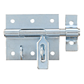 VERROU A PLAQUER Ø 14 MM X 127 MM PORTE CADENAS AVEC GACHE ZINGUE PROMIUM