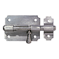 VERROU BOX BOUTON POIRE INOX Ø 12 MM AVEC GACHES