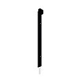 VERROU DE CONDAMNATION N-6943 LONG 500 MM LAQUE NOIR 9005