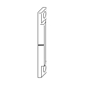 VERROU MEDIAN INVISIBLE GACHE SZV SL 