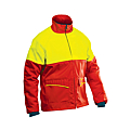VESTE PRIOR ROUGE ET JAUNE EN381-11 CLASSE 1 20M/S TAILLE XL