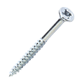 Vis à bois auto-fraisante tête fraisée Toospeed acier zingué blanc photo du produit