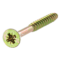 Vis à bois tête fraisée Pozidriv acier zingué bichromaté photo du produit