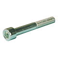 Vis métaux tête cylindrique 6 pans creux CHC acier zingué blanc