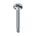 Vis autoforeuse PVC tête cylindrique Phillips acier galvanisé chromiting photo du produit