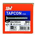 Vis béton tête fraisée acier zingué TAPCON CSK photo du produit