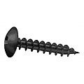 Vis de penture tête ronde large Involtur noire photo du produit