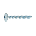 Vis de penture tête ronde large Torx acier zingué blanc photo du produit