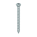 Vis de plancher tête fraisée bombée Torx acier zingué blanc photo du produit
