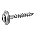 VIS DE TOITURE 4,5X45 INOX A2 BRUT TETE FRAISEE BOMBEE AVEC RONDELLE T20