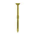 Vis de charpente tête fraisée Torx acier galvanisé jaune