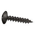Vis de penture tête ronde large Involtur noire