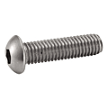 Vis métaux tête bombée 6 pans creux inox A2