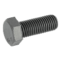 Vis métaux tête hexagonale acier brut classe 10.9 DIN 933 photo du produit
