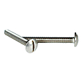 Vis métaux tête ronde large Poelier Fendue inox A2