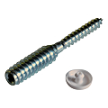 Vis de fixation acier zingué Top Roc PVC dans bois
