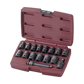 Coffret De Douilles à Choc YATO YT-1069 - 8 Pièces 1/2" - Parfait Pour La Mécanique Auto/moto