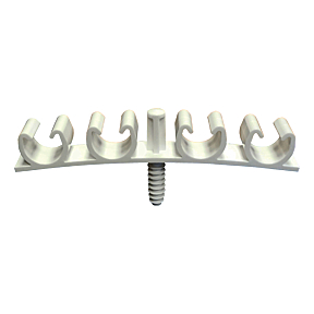 ING FIXATIONS FIX-RING FIXATION QUADRUPLE POUR GAINE ICTA ET TUBE D22 À D26 - BOITE DE 20 - A331300