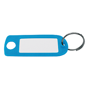 100 étiquettes Clés En Plastique Vierges – Taille 3,7x6,2 Cm, Avec Attache Auto-boucle, étanches Et Réutilisables | Pour Clés, Bagages, Inventaire