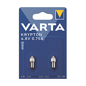 visuel1 Carte de 2 lampes krypton 4,8 V/ 0,80 A pour torche <b>TOR001</b>