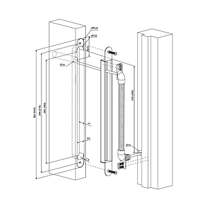 visuel3 Passe-câble à encastrer ouverture à 120° EA280