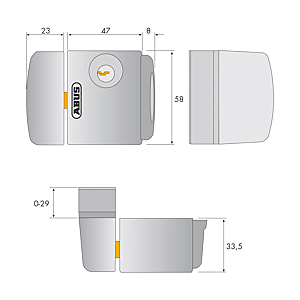 visuel2 Verrou automatique pour baie coulissante FTS 3003