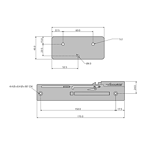 visuel3 Amortisseur pour patin de guidage linéaire DP0115-ECRC-2
