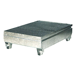 visuel1 Bac de rétention acier pour 2 fûts